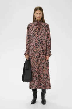 GRACIEIW PRINTED DRESS ROSE PAINTED DOT 900003318 30112281