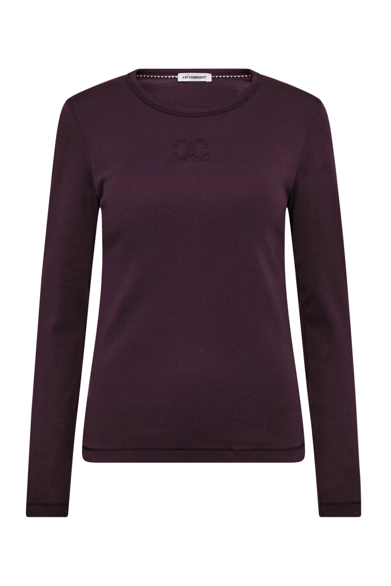 GrannyCC Embroidery LS Tee 67Plum 33180