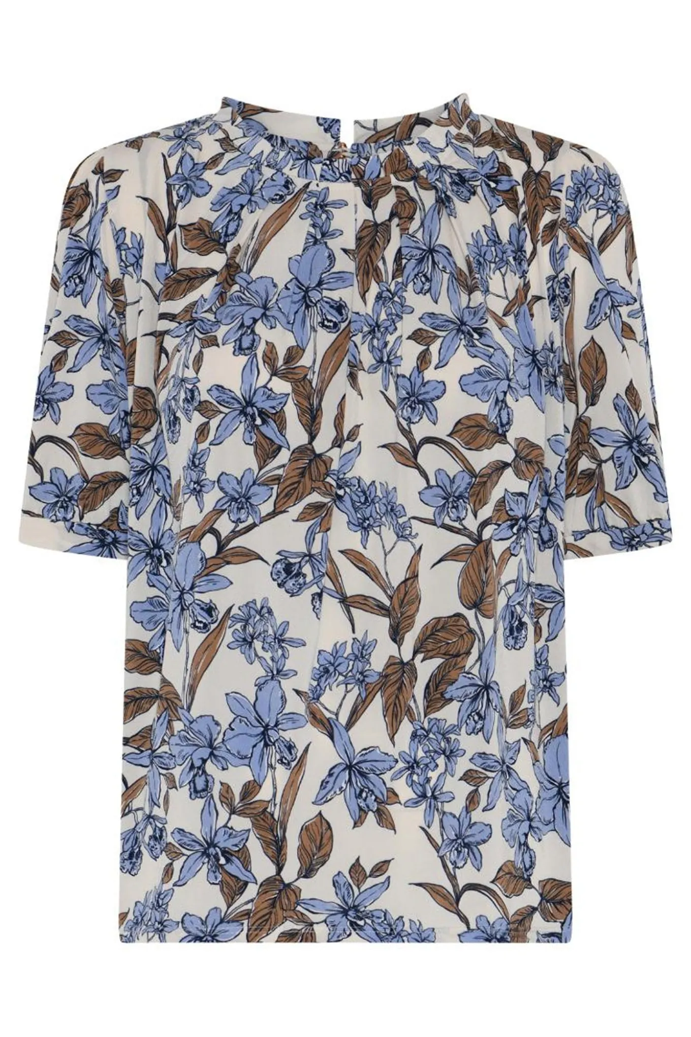 Grazia blouse 1/2 sleeves SKY BLUE 17001