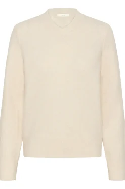 GuniIW VNeck Whisper White Melange 30111022