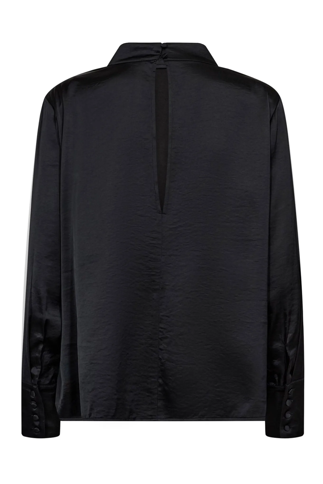 HelenCC Button Blouse 96Black 35985