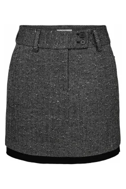 Herring Sequin Crop Skirt Black HL10274