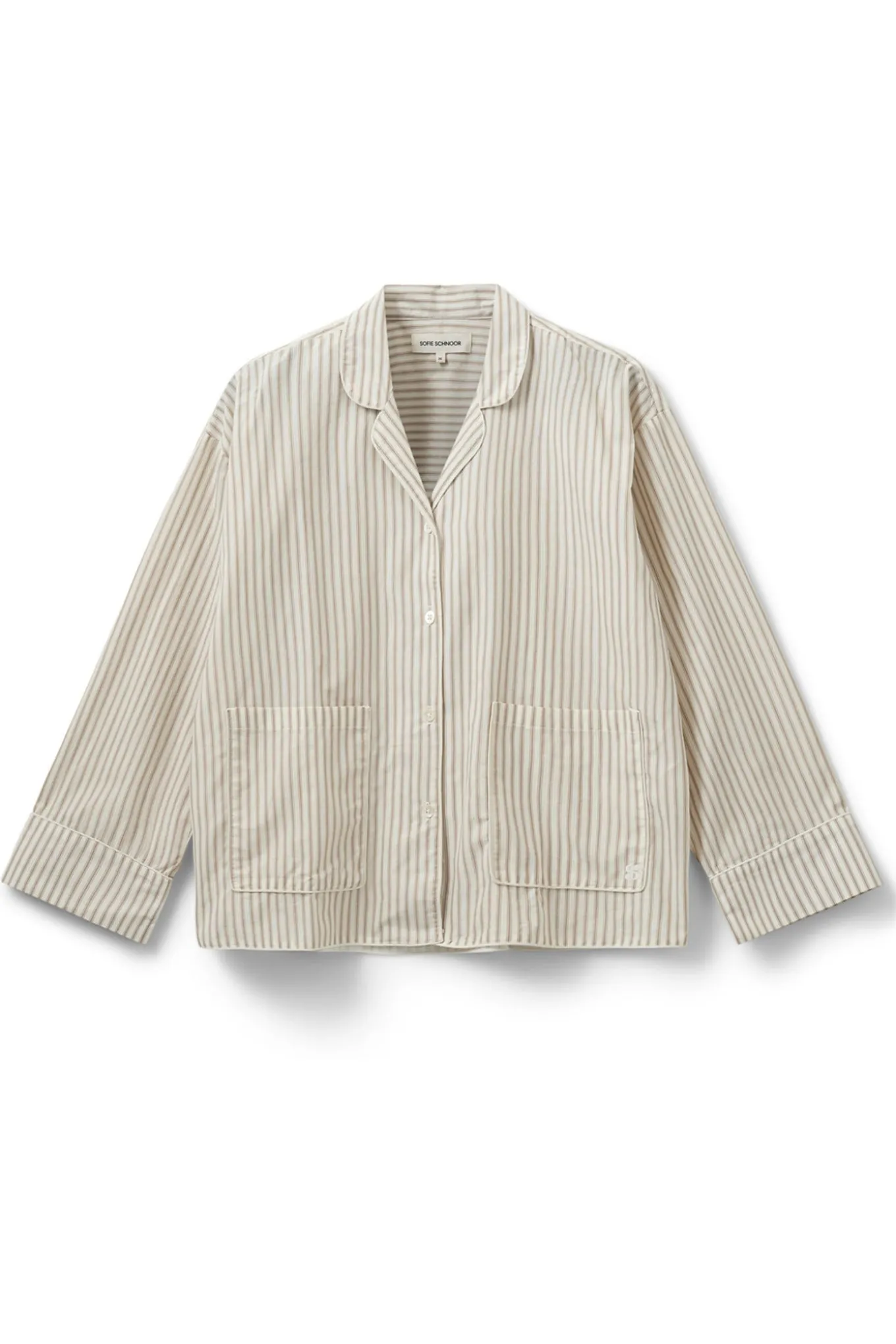 IMANASW SHIRT 7113 Brown Striped SNOS586