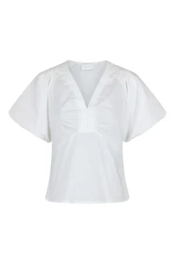 Irina Poplin White 162219
