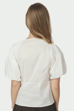 Irina Poplin White 162219
