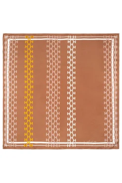 ISADORA Silk Scarf Large 6005 Mocha Mousse 2610330576