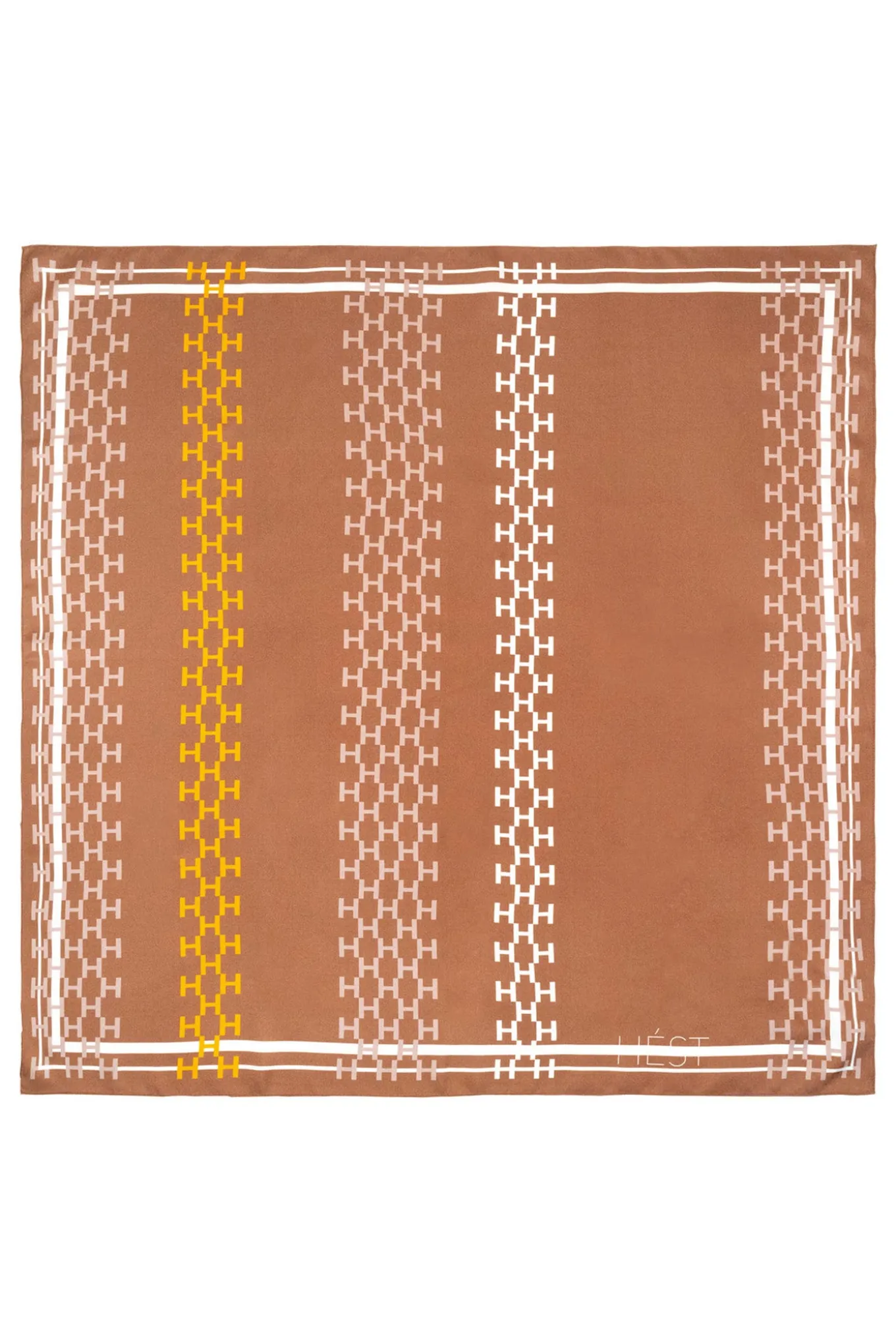 ISADORA Silk Scarf Large 6005 Mocha Mousse 2610330576