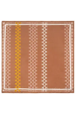 ISADORA Silk Scarf Small 6005 Mocha Mousse 2610330577