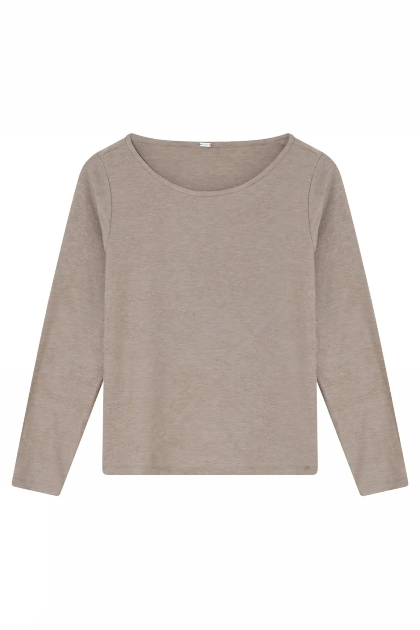 Jill, tshirt L/S 92072Mocha 60709/1512