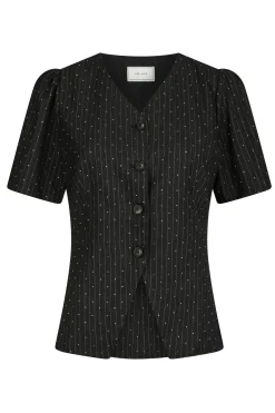 Jules B Pinstripe Blouse Antracit 167083