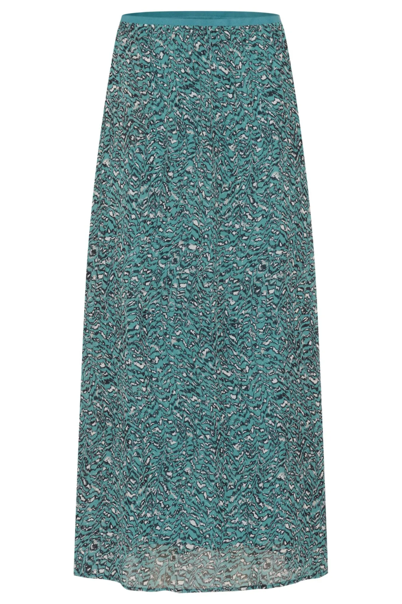 KAbella Skirt Teal/Black/White Graphic 10509889
