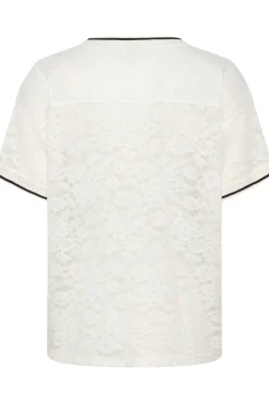 KAbelle Lace TShirt Chalk 110602 10511385