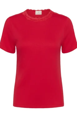 KAjenna Lace TShirt True Red 10510400
