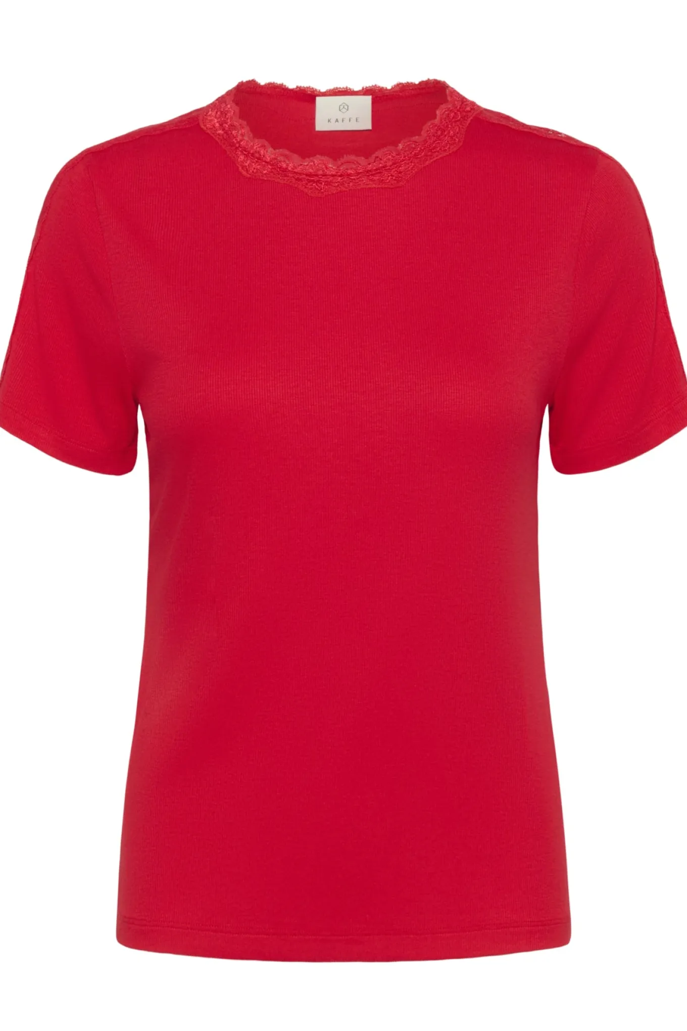 KAjenna Lace TShirt True Red 10510400