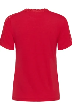 KAjenna Lace TShirt True Red 10510400
