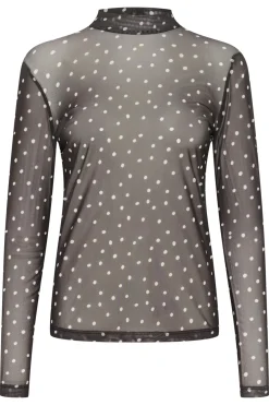 KAjohanne LS TShirt Black/White Dot 10507815