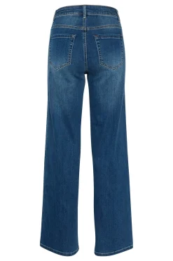 KAkarla HW Flared Jeans Medium Blue Washed Denim 10507619