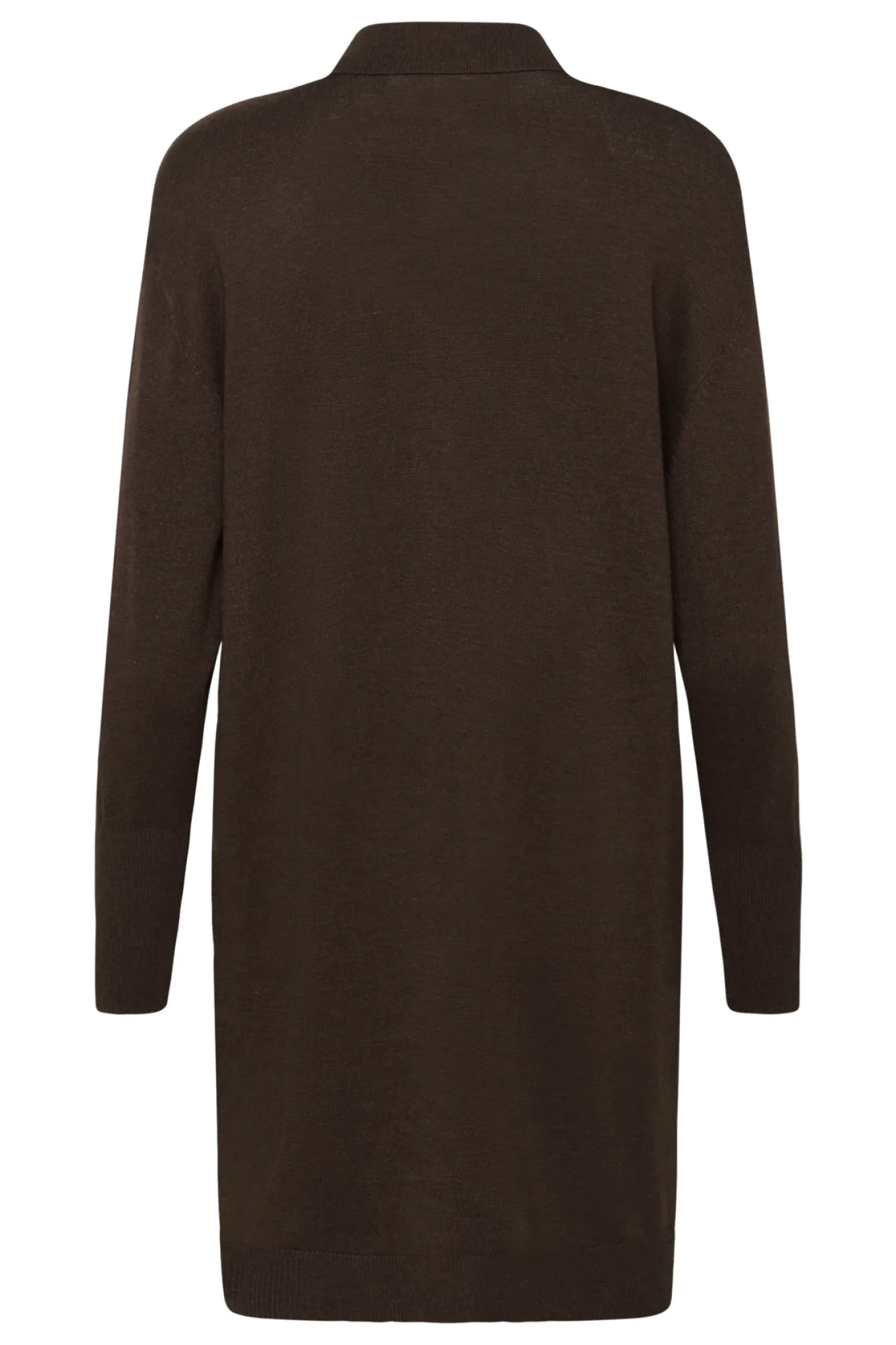 KAlizza Polo Knit Dress Chocolate Brown Melange 10510688