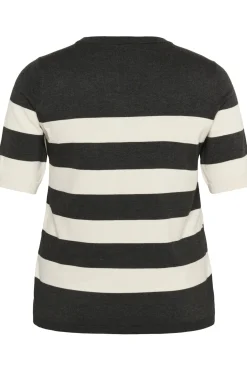 KAlizza Striped Knit DGM/Turtledove Wide Stripe 10508410