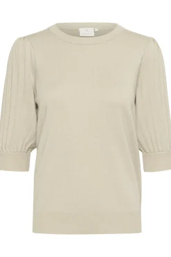 KAlone Knit Pullover 1/2 SL Feather Gray Melange