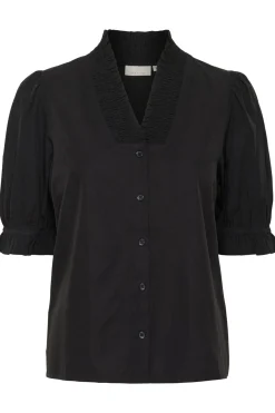 KAmaia Short Sleeve Blouse Black deep 10509665