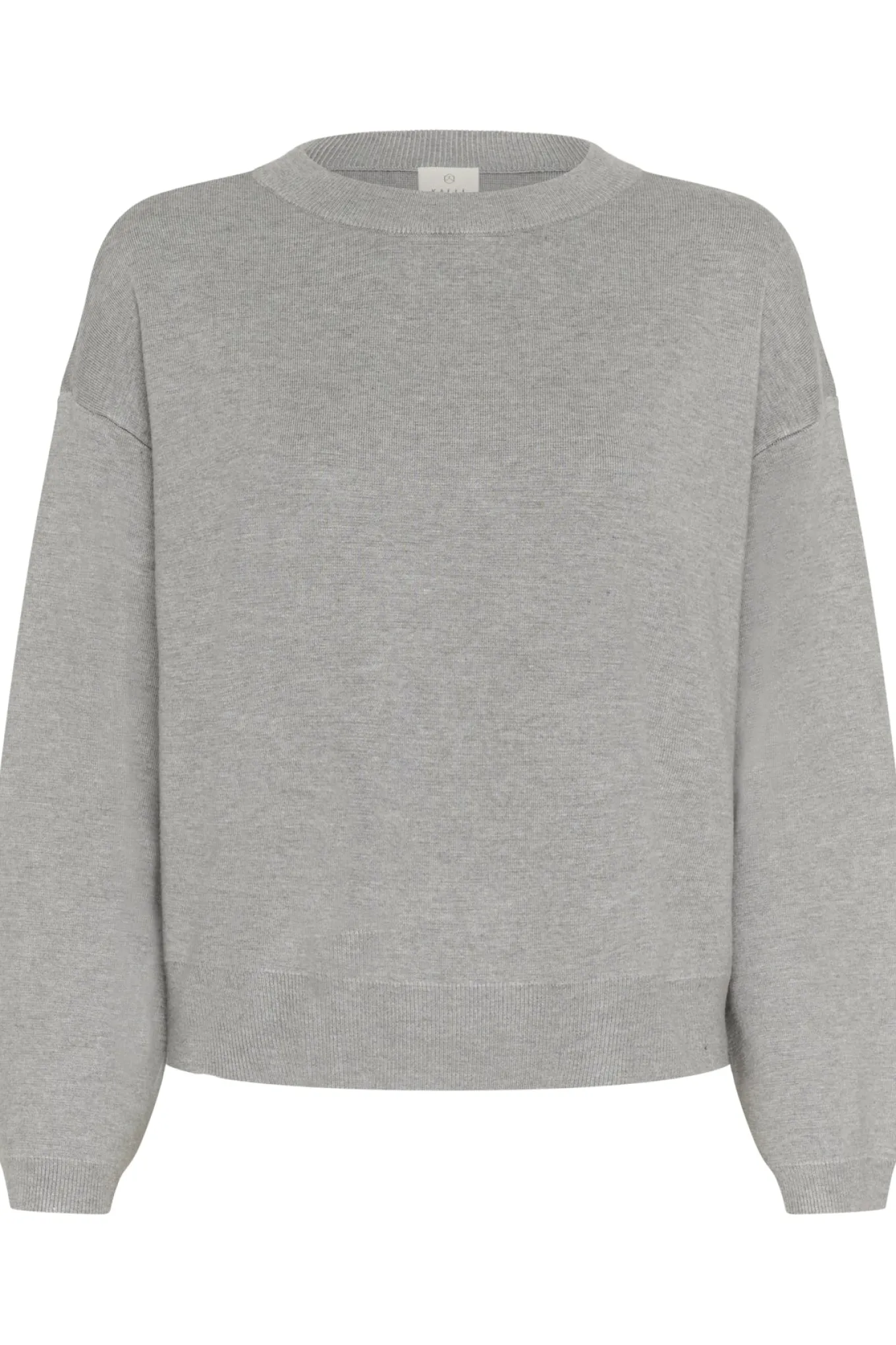 KAmalina Knit Pullover NO Grey Melange 100123 10511110