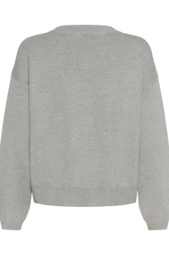 KAmalina Knit Pullover NO Grey Melange 100123 10511110