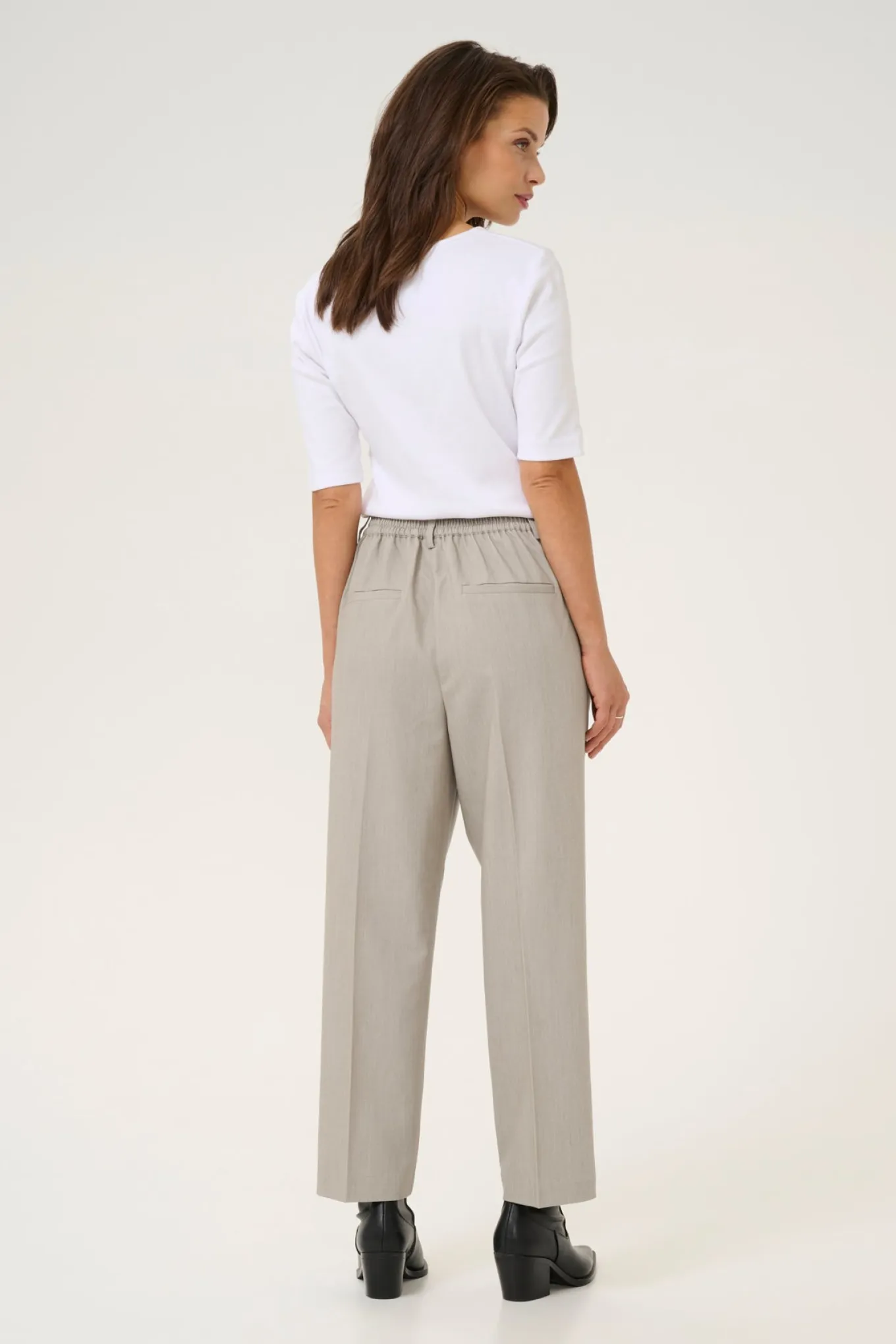 KAsakura HW Cropped Pants Elephant Skin 10506127