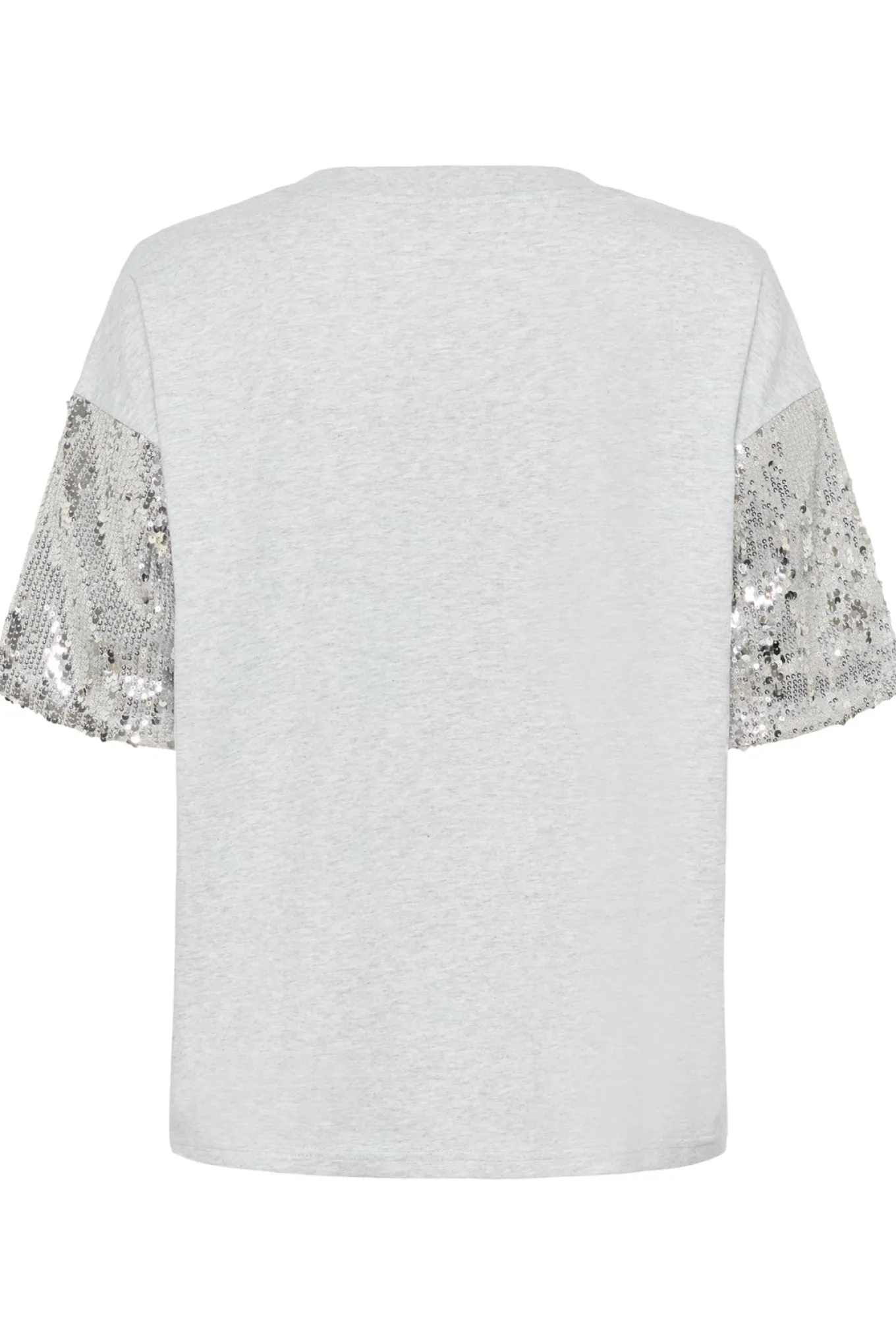 KAselvina TShirt Light Grey Melange 100126 10511406