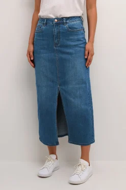 KAsinem HW Denim Skirt Medium Blue Denim 10508064