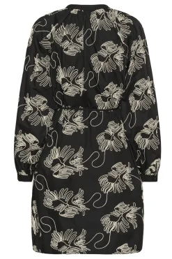 KAvinie Dress Black Chalk Embroidery 10883 10511097