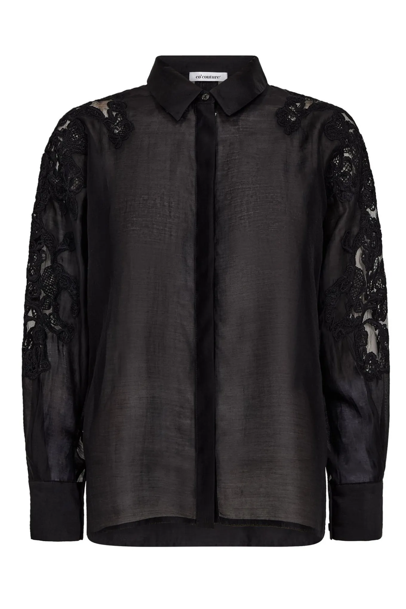 KawaCC Embroidery Shirt 96Black 35988