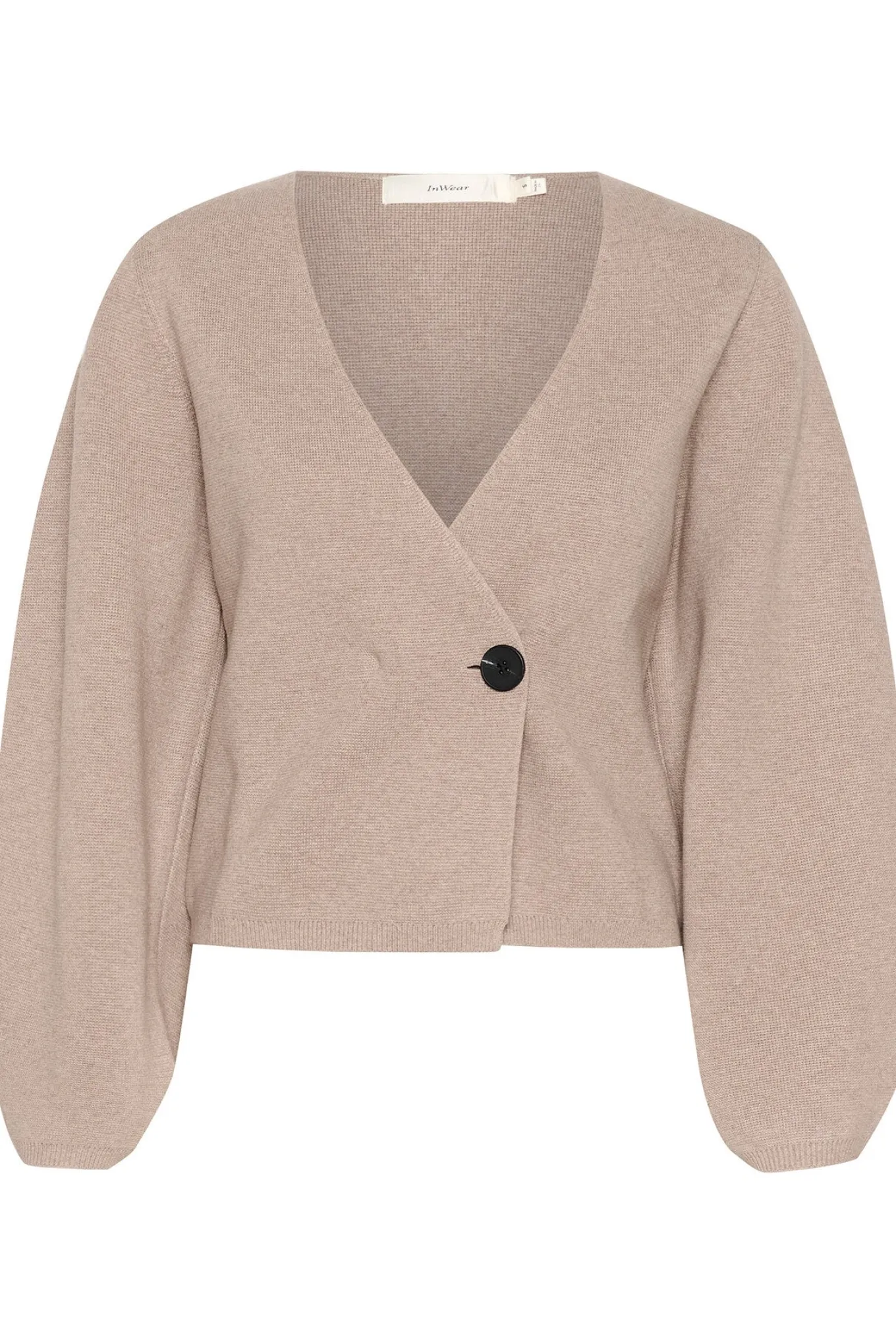 KayllaIW Cardigan Sandy Grey Melange