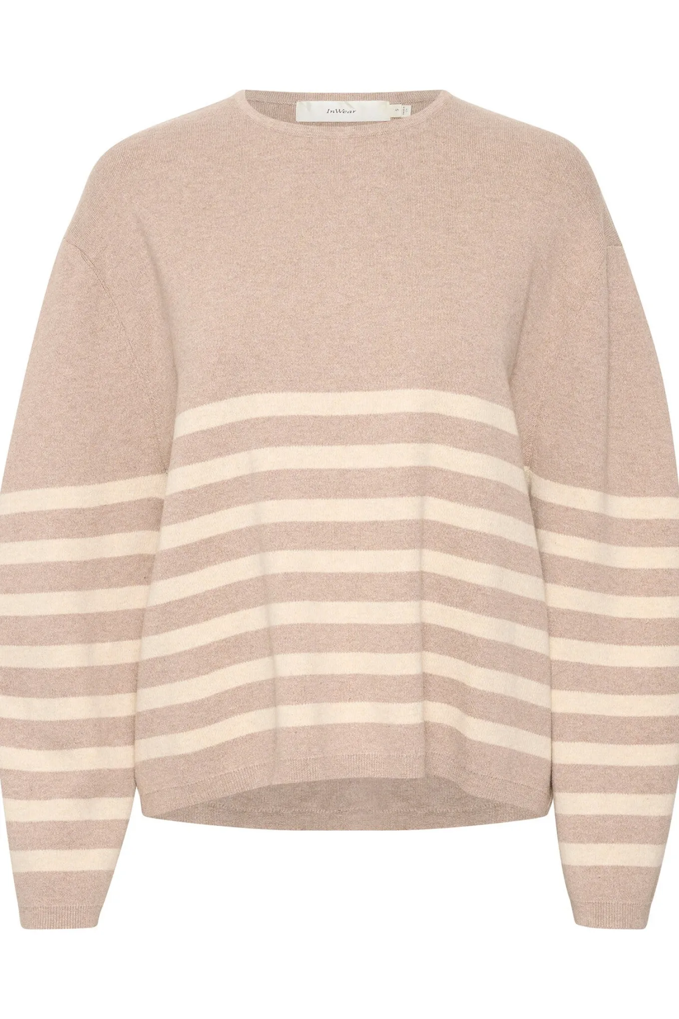 KayllaIW Pullover Sandy Grey Melange/Haze