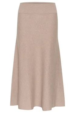KayllaIW Skirt Sandy Grey Melange 30109740