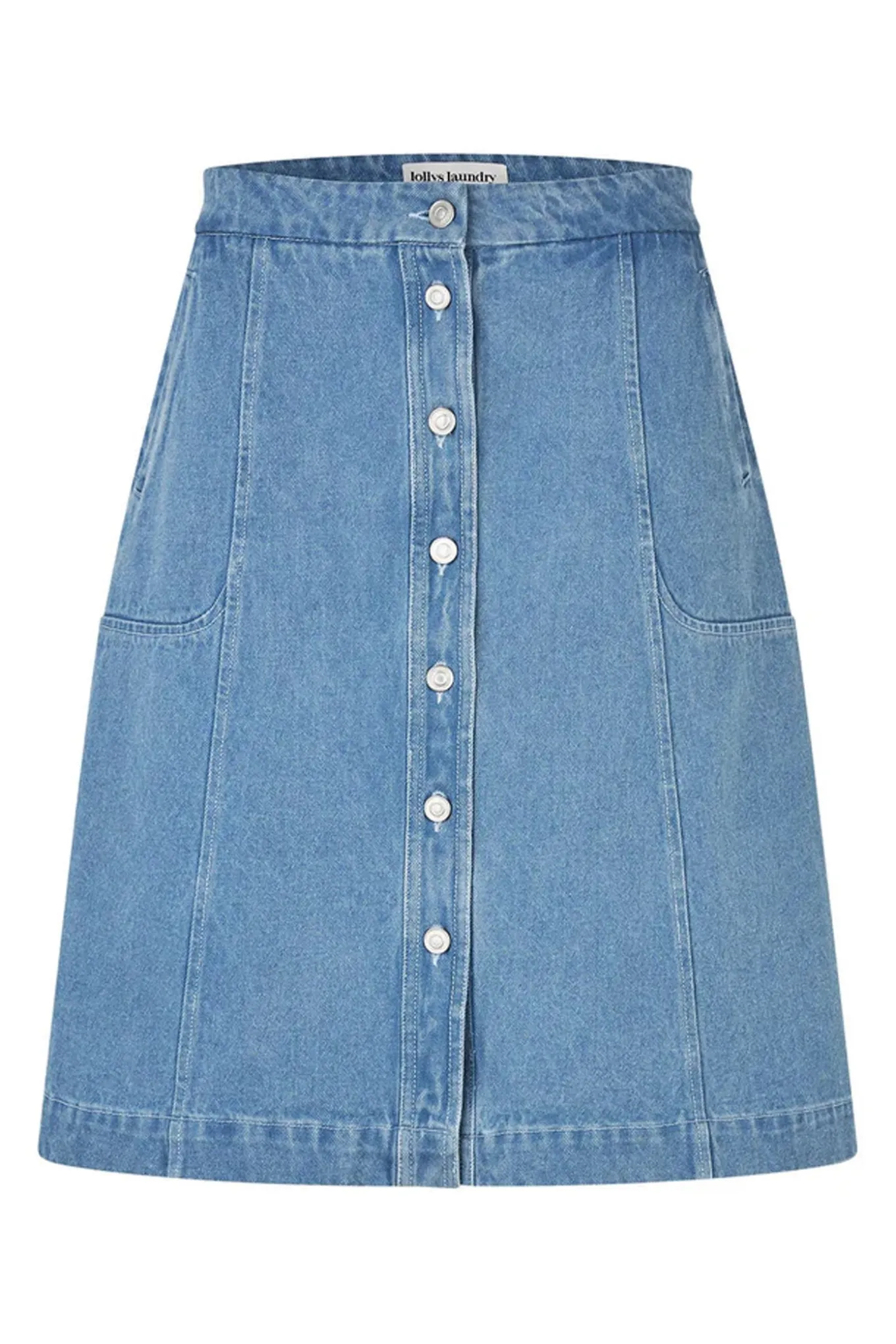Kayll Short Skirt Washed Denim 261122044