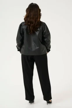 KCcassy Leather Jacket Black deep 10583029