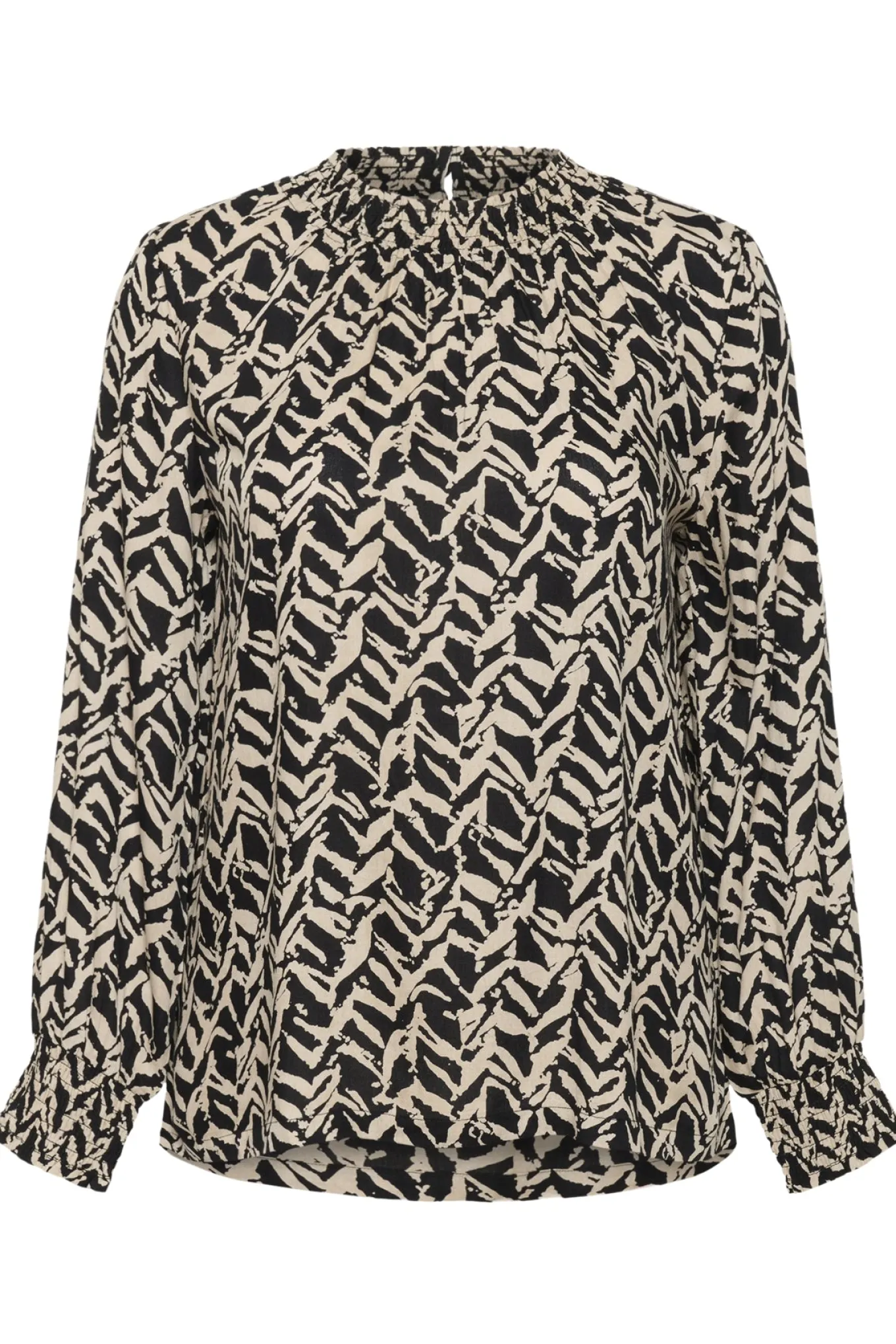 KCdena Blouse Black/Feather Grey Lines 10583990