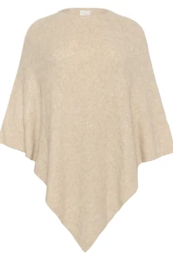 KCjenny Knit Poncho Feather Gray Melange