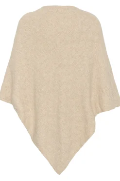 KCjenny Knit Poncho Feather Gray Melange