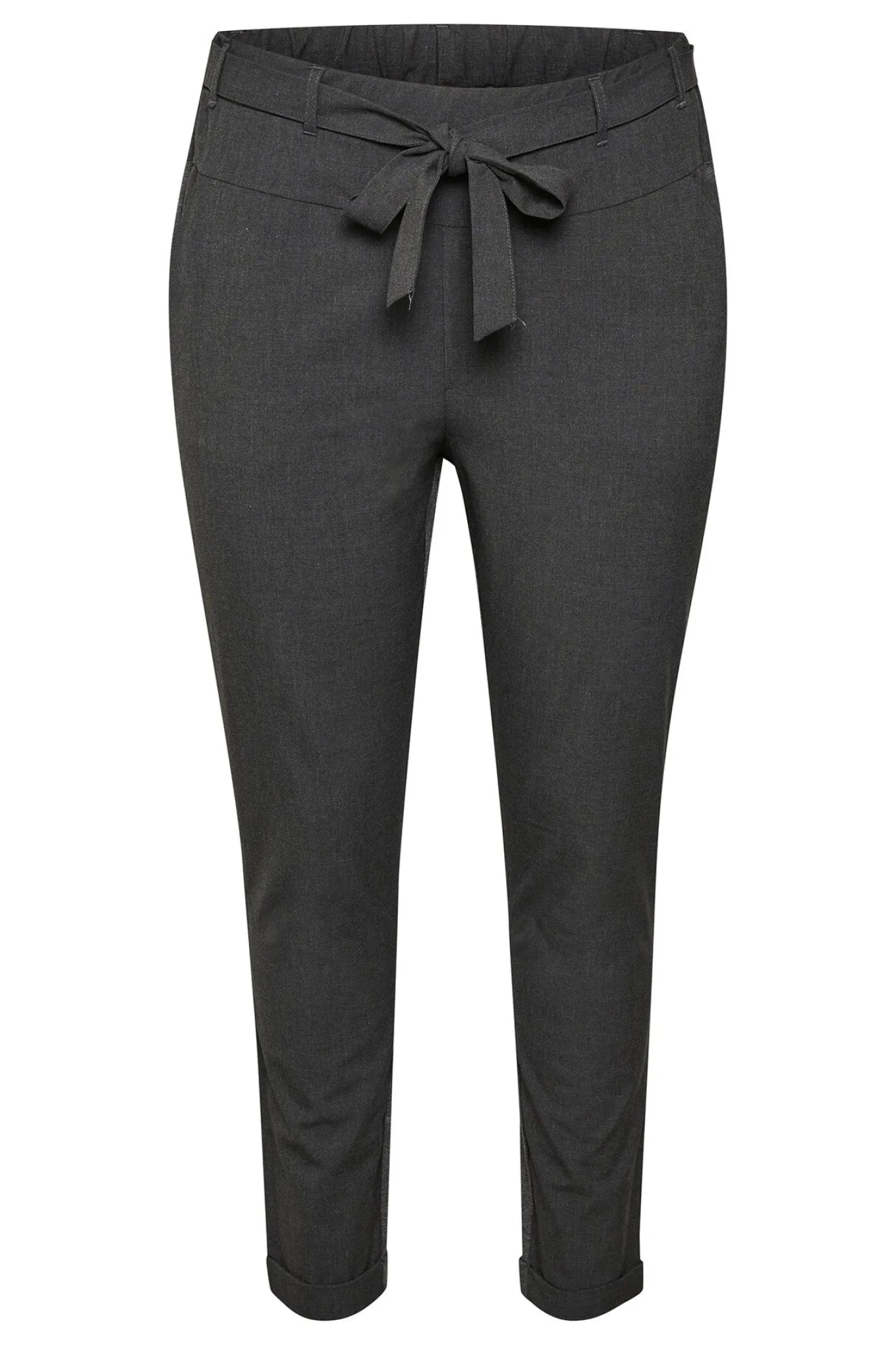 KCjia Belt Pants Dark grey melange 10580008