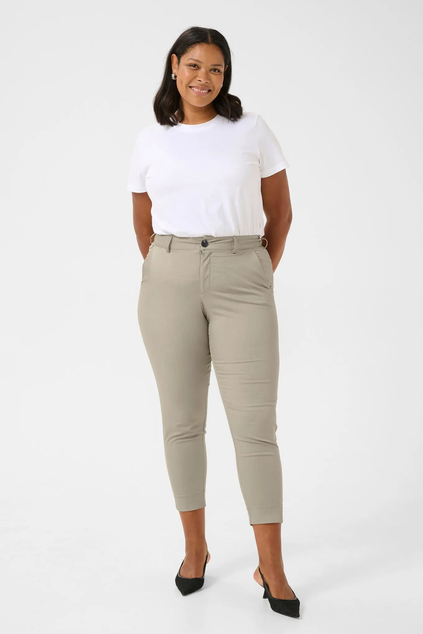 KCleana Chino 7/8 Pants Elephant Skin 10581546