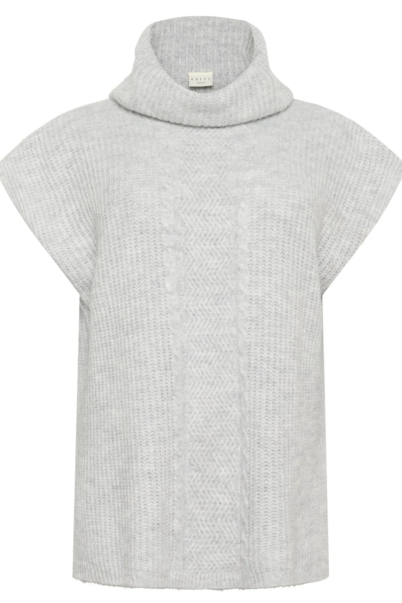 KCmala Knit Poncho Grey Melange 10583504
