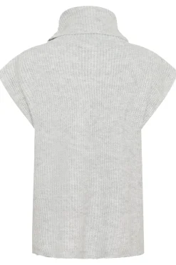 KCmala Knit Poncho Grey Melange 10583504