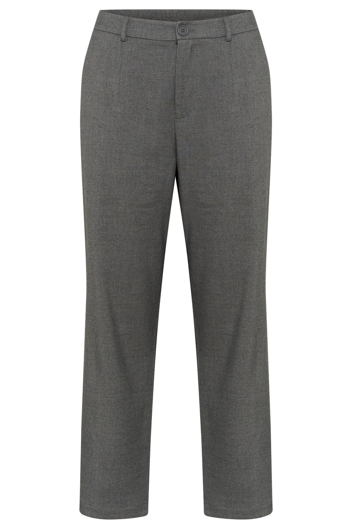 KCmerla Straight Pants Dark grey melange 10582712