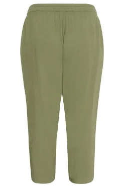KCmille Cropped Pants Oil Green 10583098
