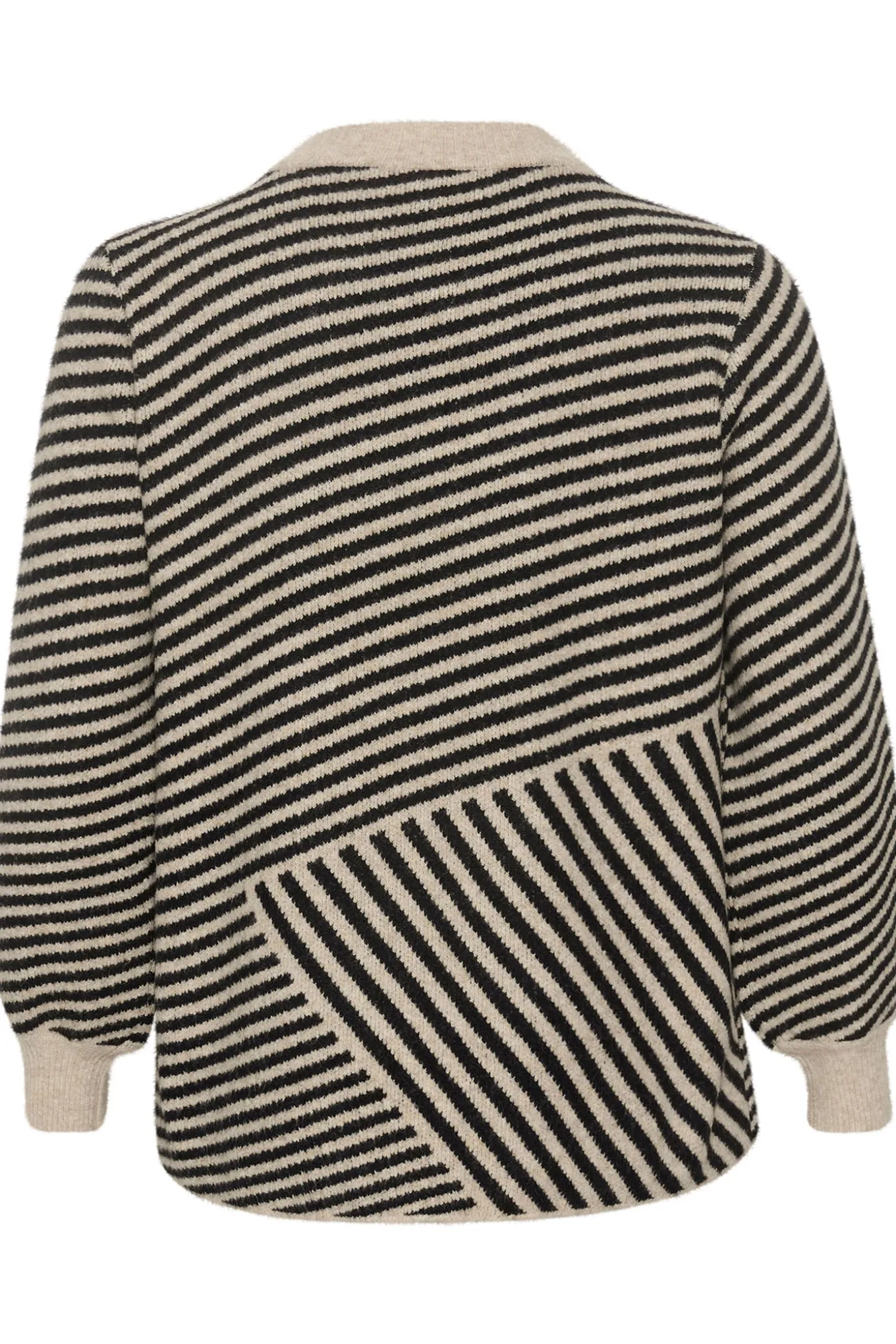 KCverina Knit Pullover Feather Gray Melange / Black 10582595