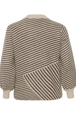 KCverina Knit Pullover Feather Gray mel./ Brown mel. 10582595