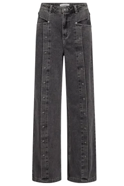 KellanCC Button Jeans 139Mid Grey 41071