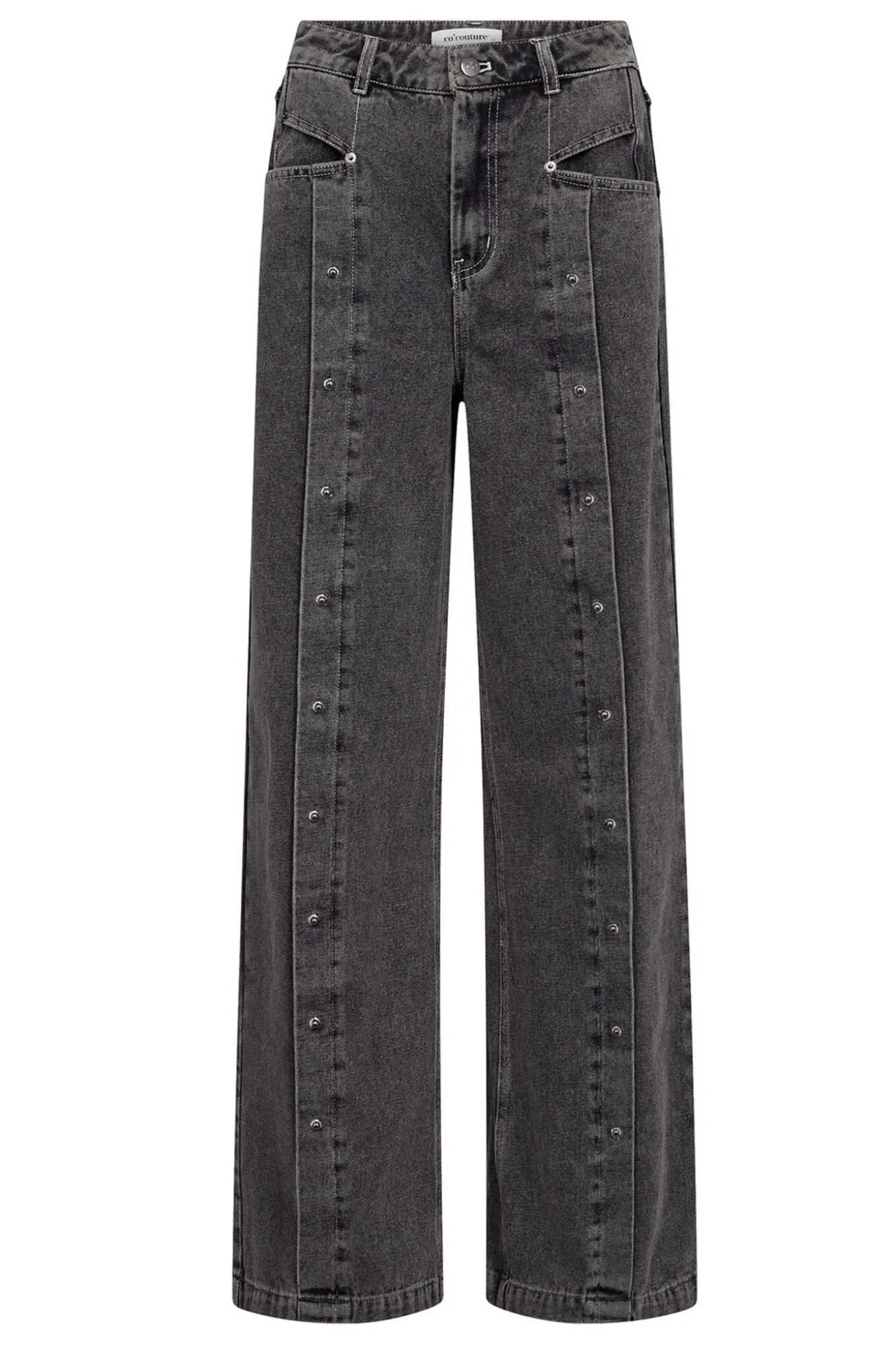 KellanCC Button Jeans 139Mid Grey 41071